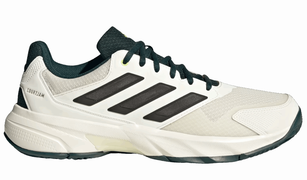 Giày Pickleball Tennis Adidas CourtJam Control 3 White JH5135 — ảnh 1