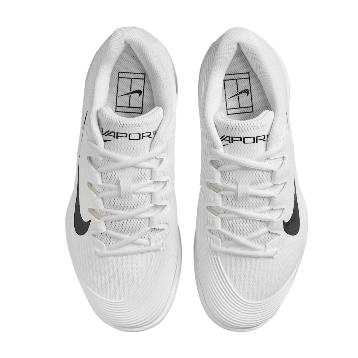 Giày Pickleball Tennis Nike Zoom Vapor 12 White Black FV5554-100 — ảnh 3