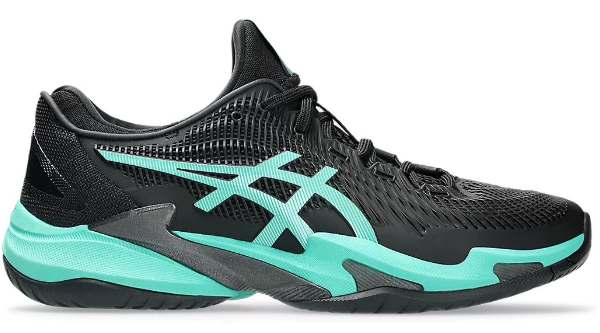 Giày Pickleball Tennis Asics Court FF 3 Black Green 1041A370-002 — ảnh 1
