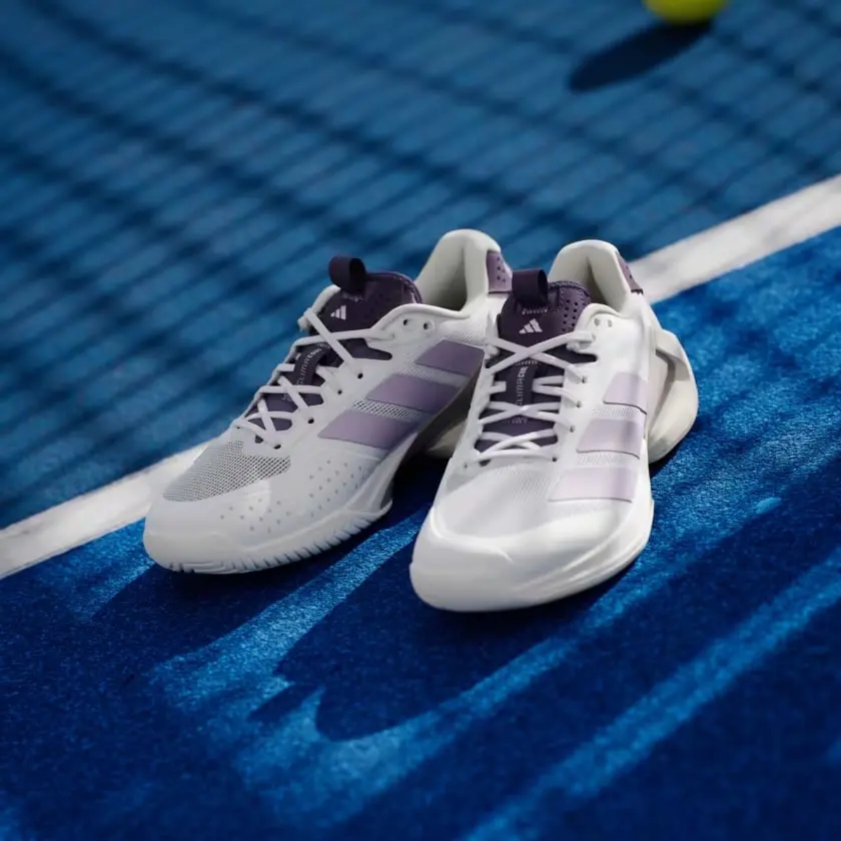 Giày Pickleball Tennis Adidas Adizero Ubersonic 5 Plum JQ6351 — ảnh 6