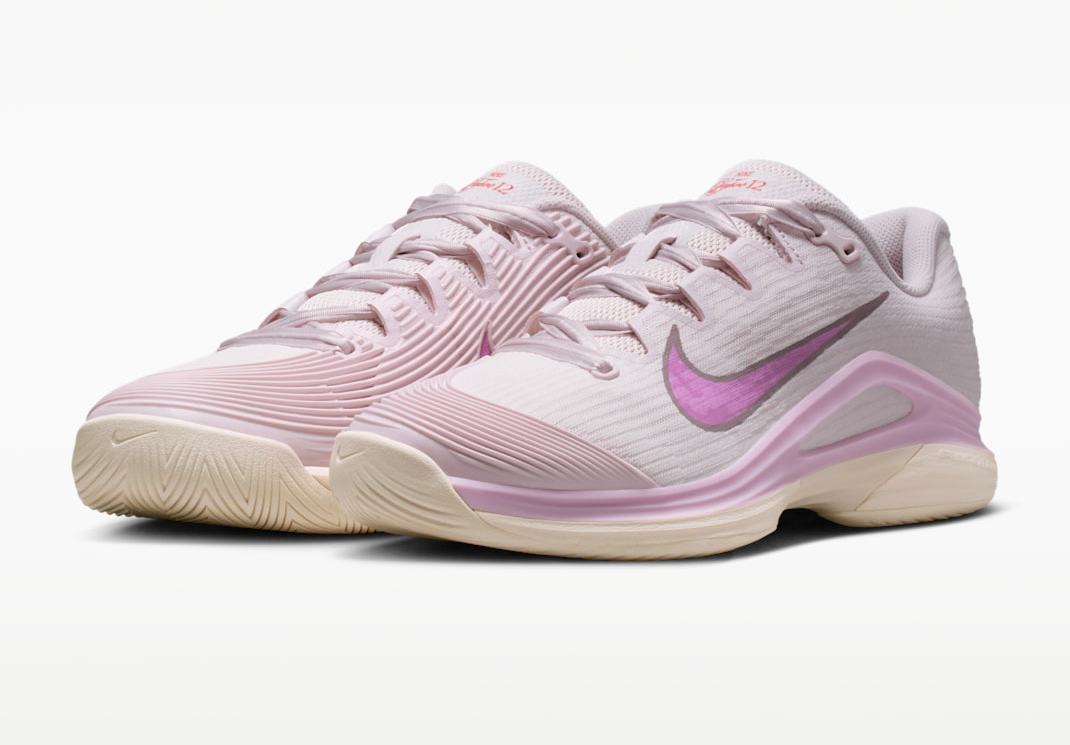 Giày Pickleball Tennis Nike Zoom Vapor 12 PRM Pink HV1449-601 — ảnh 7