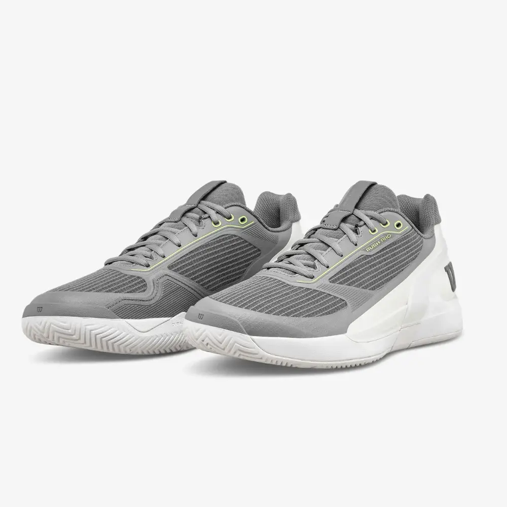 Giày Pickleball Tennis Wilson Rush Pro 5 Grey WRS339670 — ảnh 4