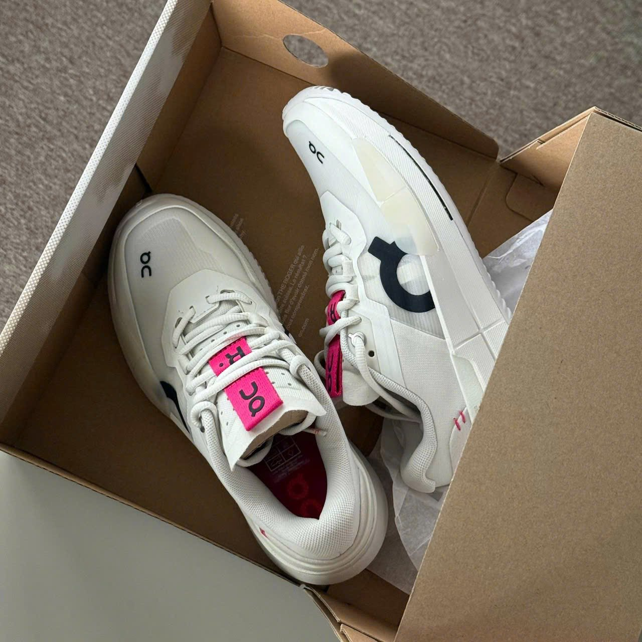 Giày Pickleball Tennis ON The Roger 2 Clay White 3WE10634274 — ảnh 6