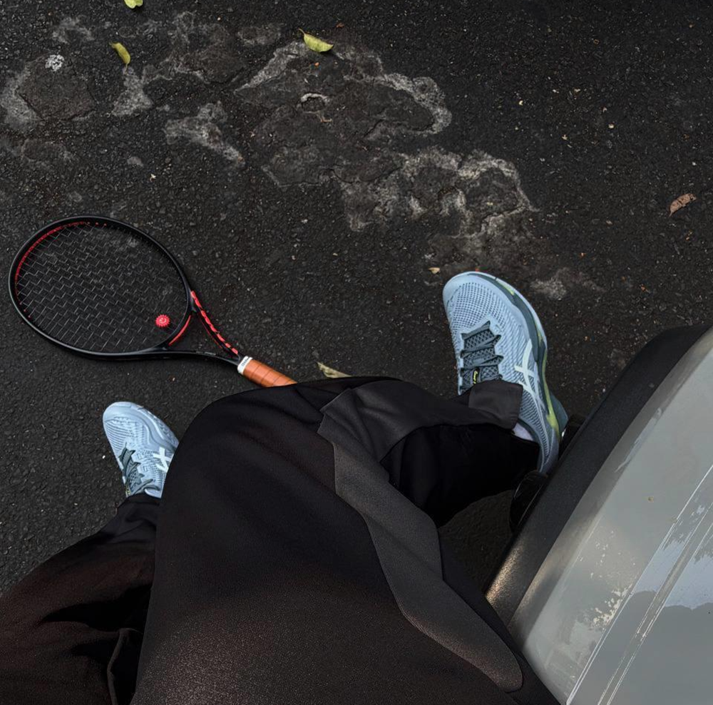 Giày Pickleball Tennis Asics Court FF 3 Grey 1041A370-404 — ảnh 3