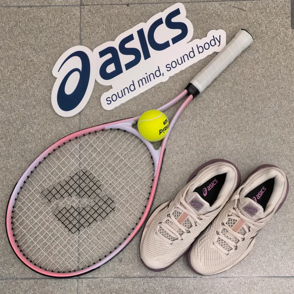 Giày Pickleball Tennis Asics Court FF 3 Mauve 1042A220-250 — ảnh 7