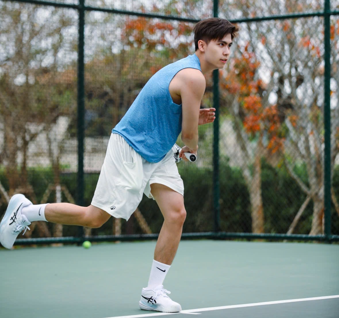 Giày Tennis Pickleball Asics Gel Resolution X 1041A481-100 — ảnh 2