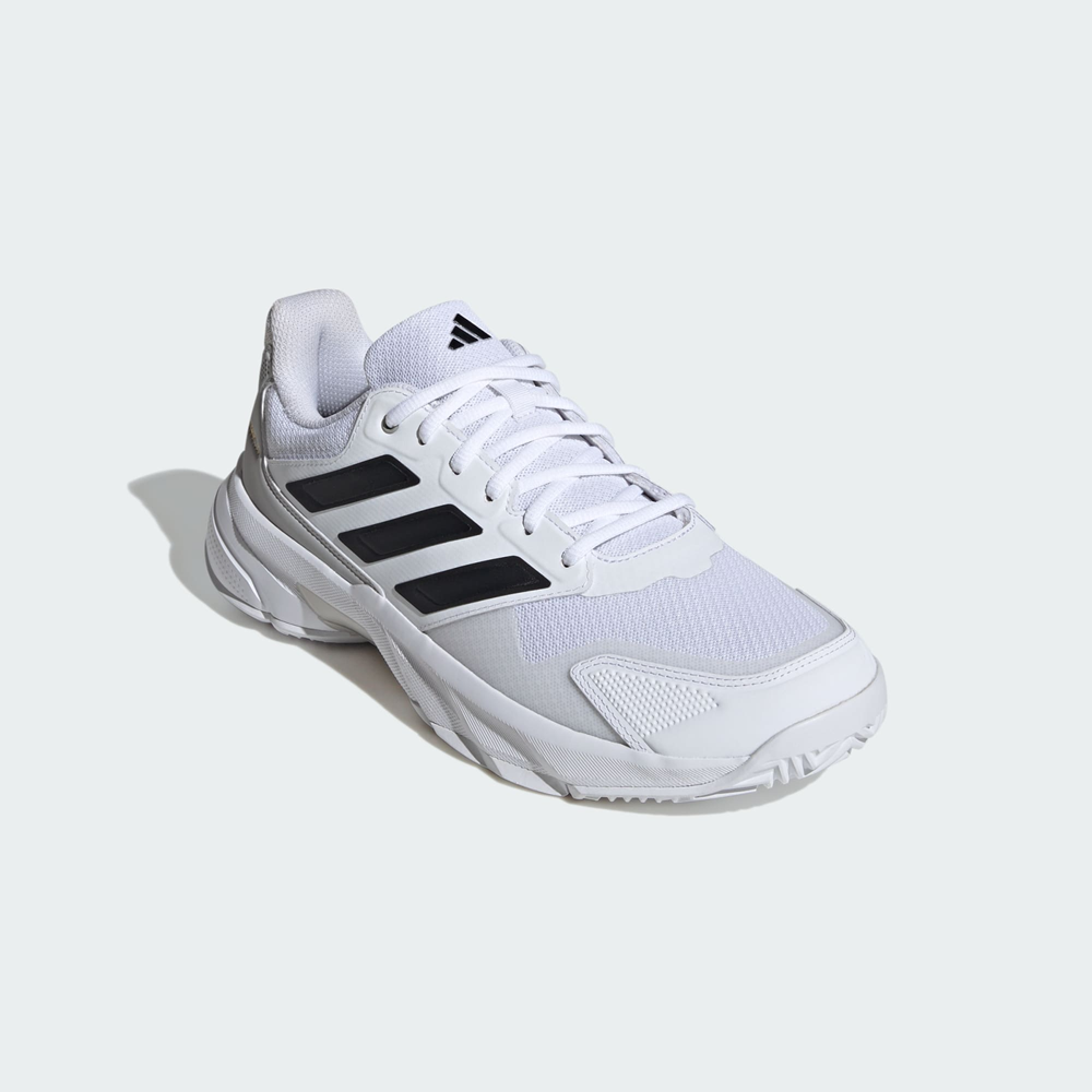 Giày Pickleball Tennis Adidas CourtJam Control 3 White Black IF7888 — ảnh 5