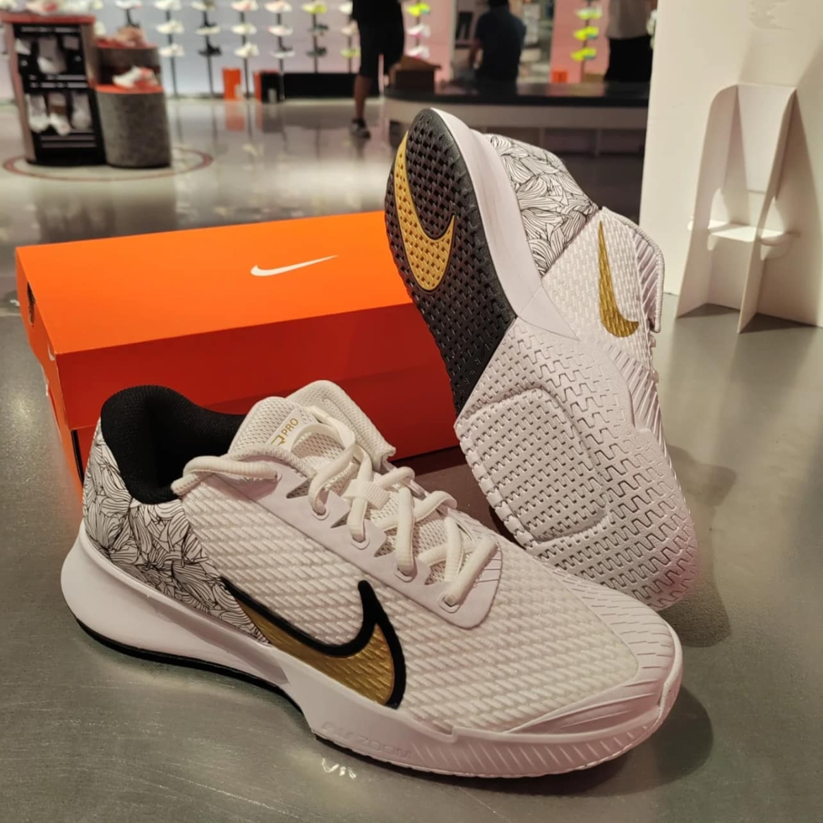 Giày Pickleball Tennis Nike Zoom Vapor Pro 2 Magnolia FZ8227-100 — ảnh 4