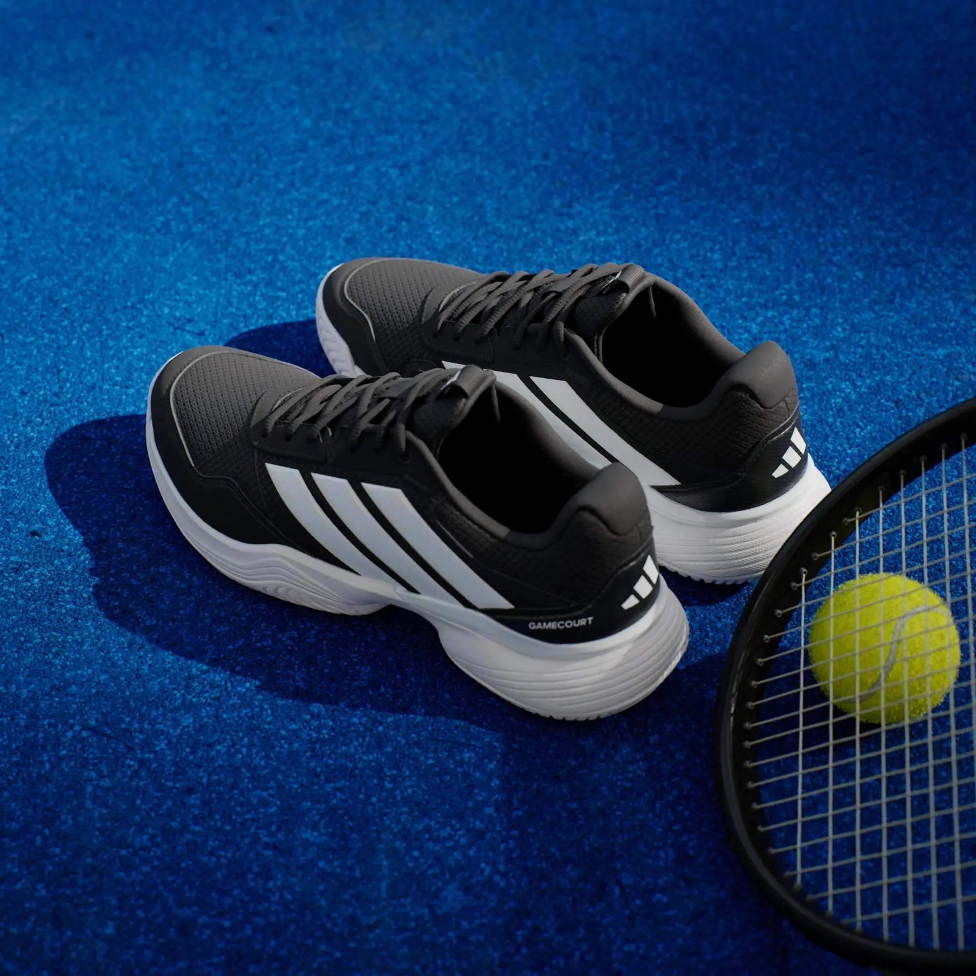 Giày Pickleball Tennis Adidas Gamecourt 3 Black KI3598 — ảnh 5