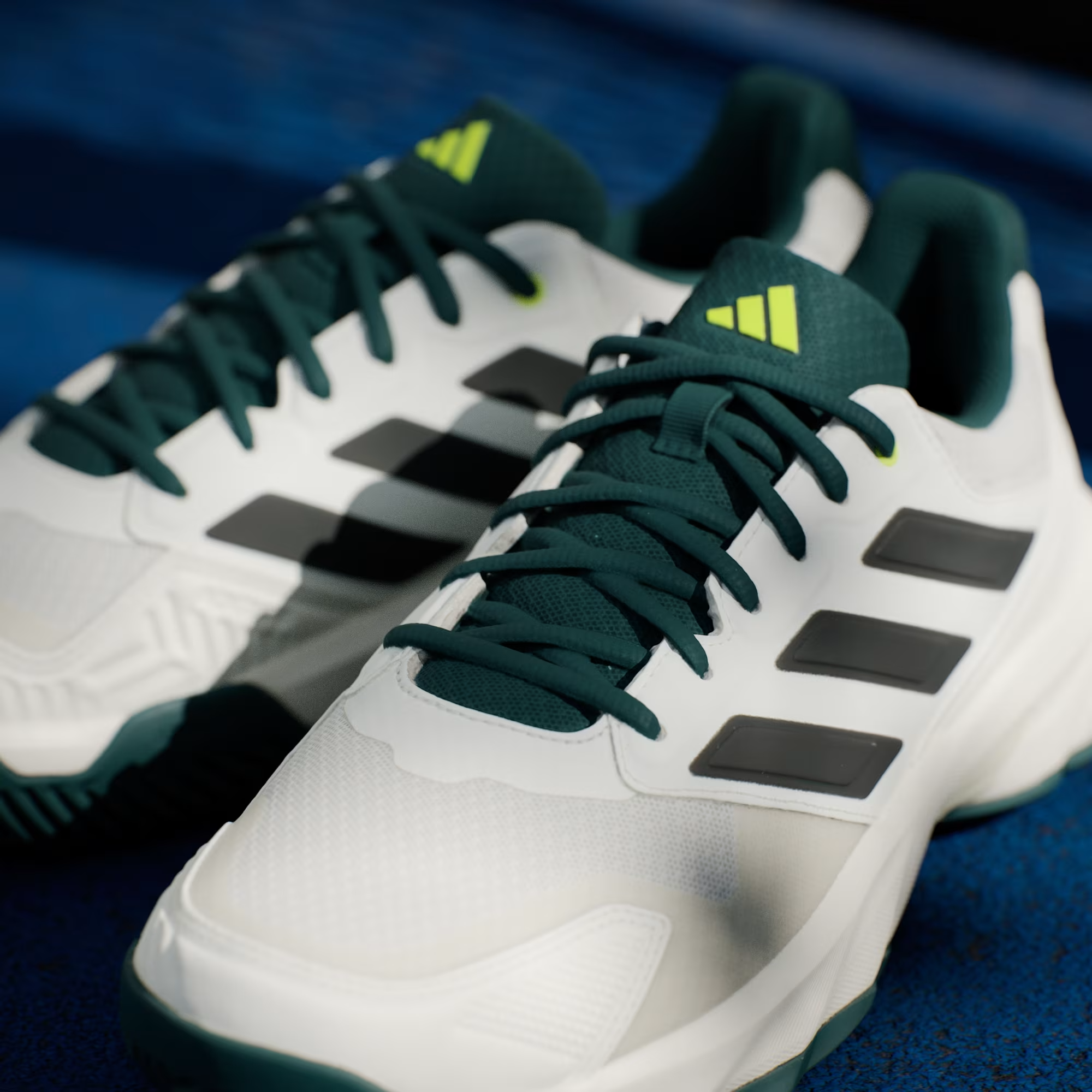 Giày Pickleball Tennis Adidas CourtJam Control 3 White JH5135 — ảnh 8