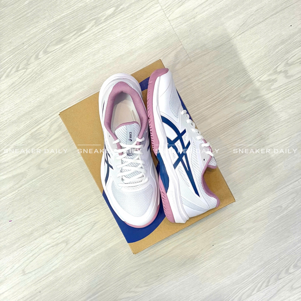 Giày Pickleball Tennis Asics Game FF Blue 1042A281-104 — ảnh 6