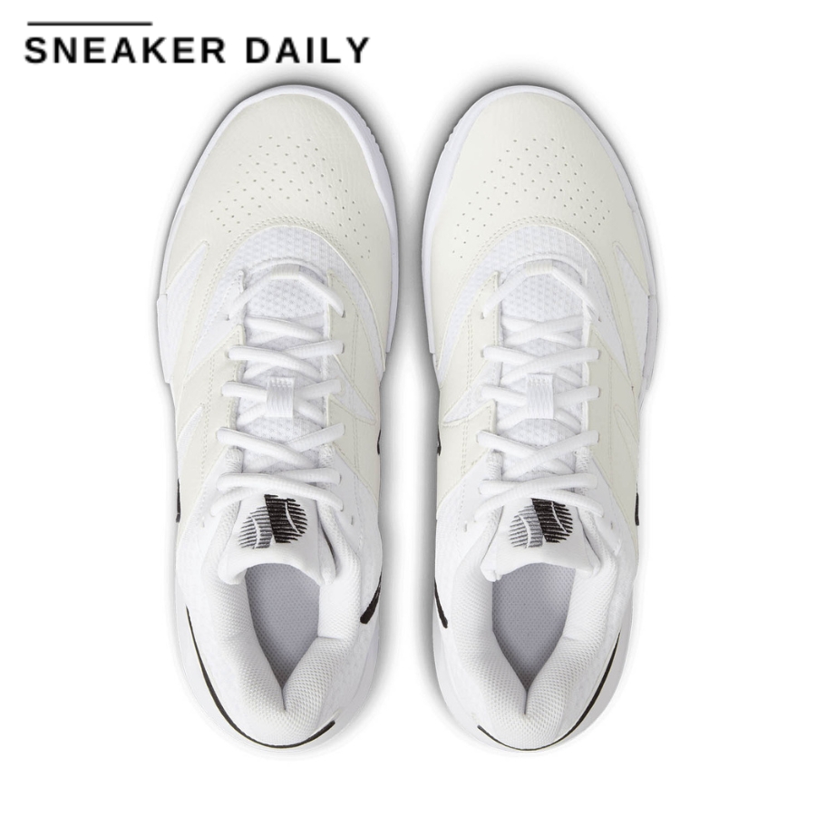 Giày Pickleball Tennis Nike Court Lite 4 White Black FD6574-100 — ảnh 8