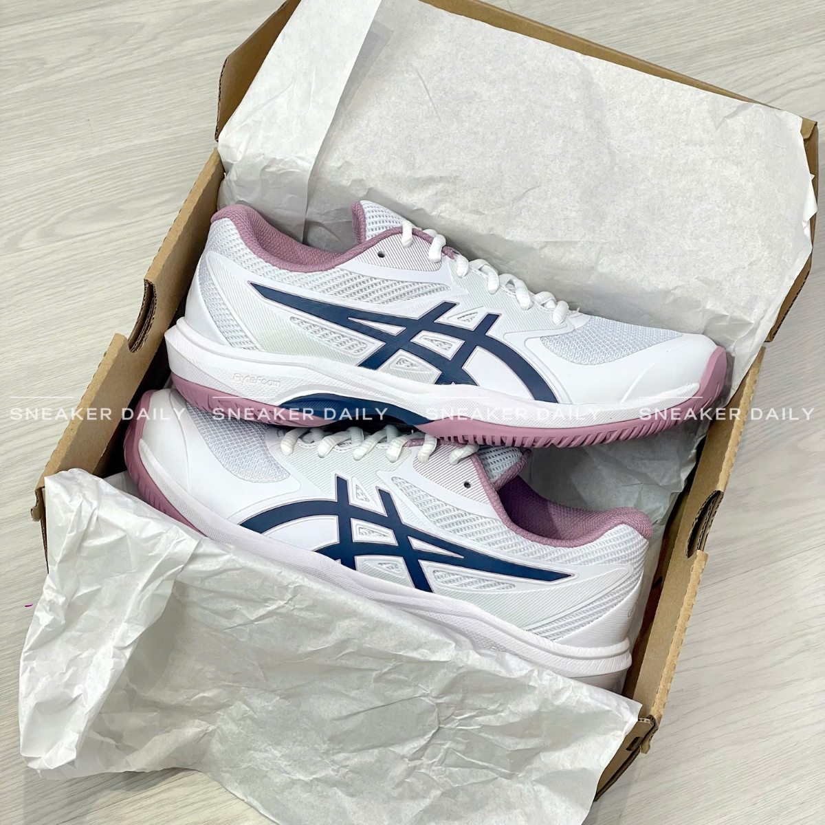 Giày Pickleball Tennis Asics Game FF Blue 1042A281-104 — ảnh 3