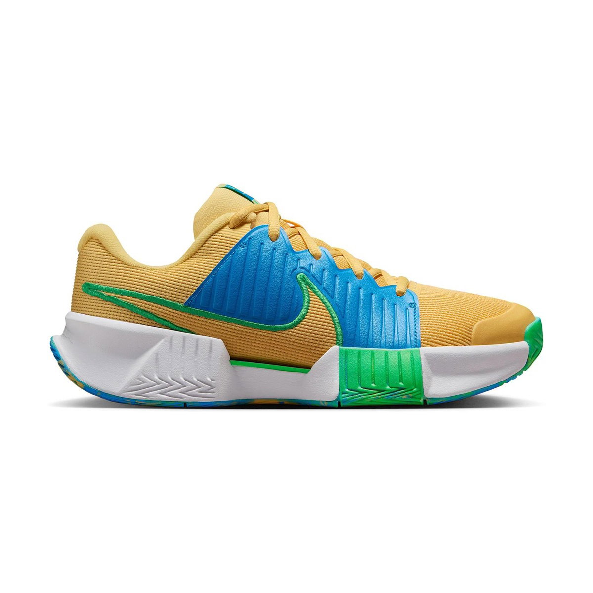 Giày Pickleball Tennis Nike Zoom Challenge Gold Blue FQ4155-700 — ảnh 2