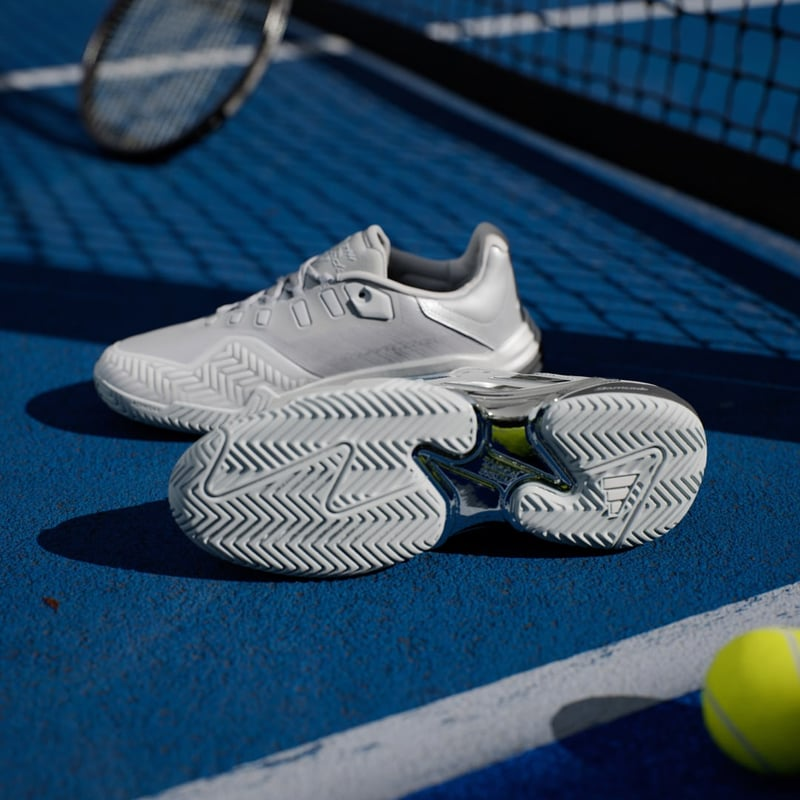 Giày Pickleball Tennis Adidas Barricade 13 25th Silver JP5379 — ảnh 4