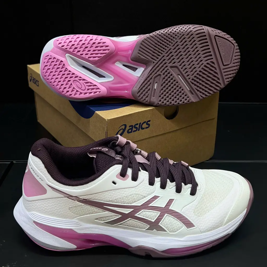 Giày Pickleball Tennis Asics Solution Speed FF 4 Mauve 1042A307-102 — ảnh 3
