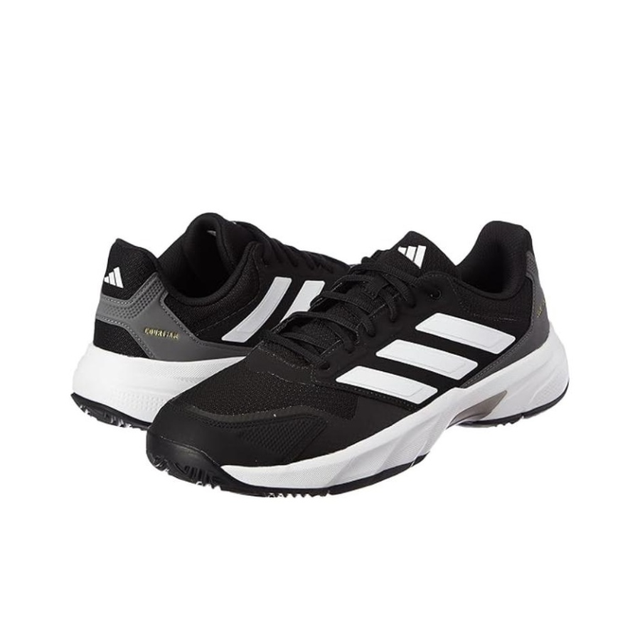 Giày Pickleball Tennis Adidas Courtjam Control 3 Black IF0458 — ảnh 3