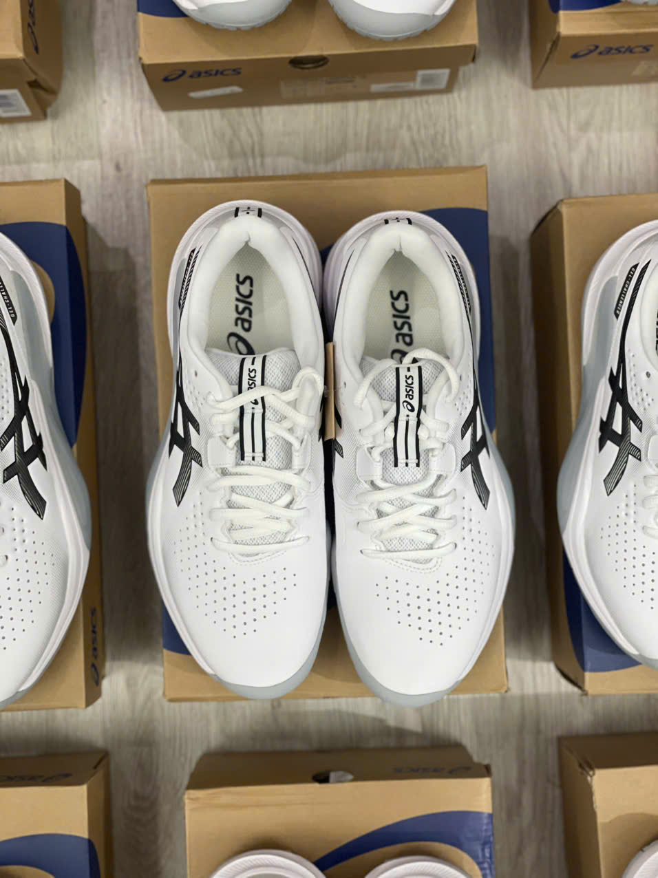Giày Pickleball Tennis Asics Gel Challenger 15 White 1041A510-101 — ảnh 6