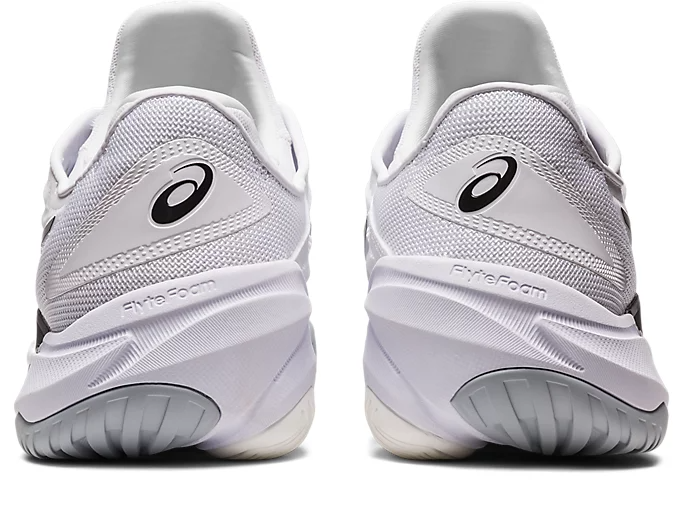 Giày Pickleball Tennis Asics Court FF 3 White Black 1041A370-100 — ảnh 7
