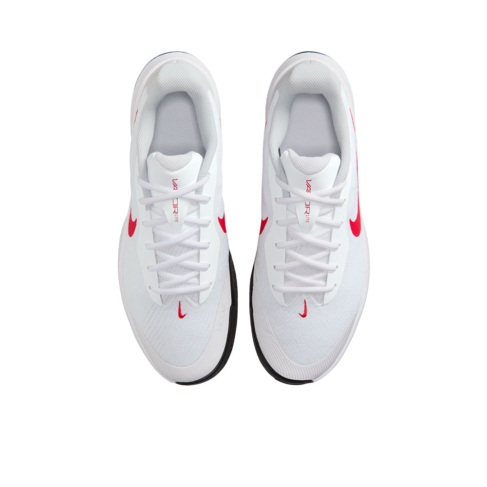 Giày Pickleball Tennis Nike Vapor Lite 3 HC White Red FZ2155-109 — ảnh 5