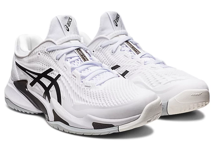 Giày Pickleball Tennis Asics Court FF 3 White Black 1041A370-100 — ảnh 5