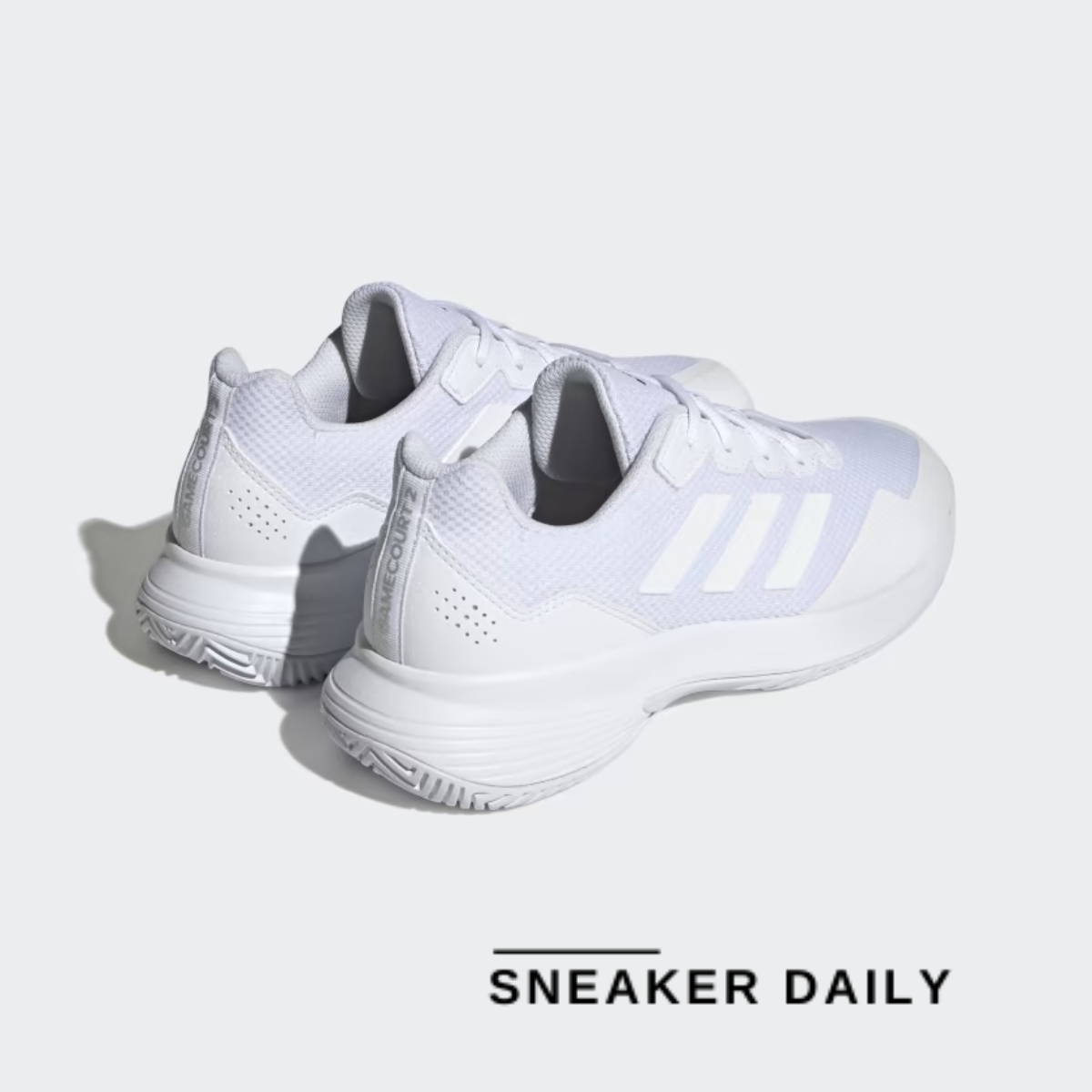 Giày Pickleball Tennis Adidas Gamecourt 2 White IG9568 — ảnh 3