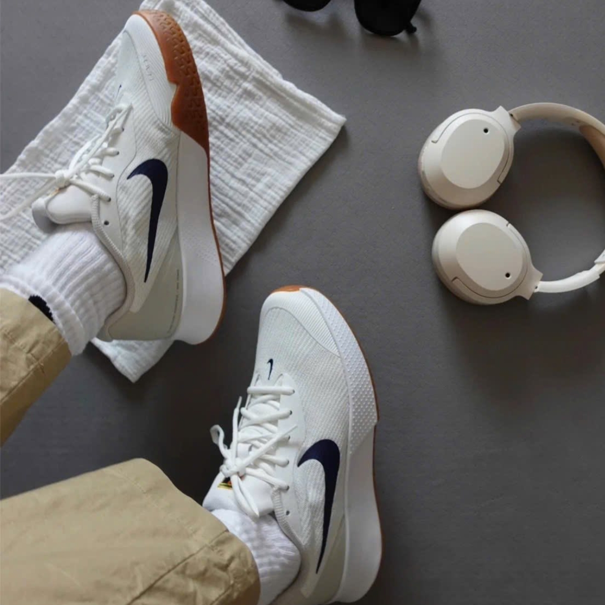 Giày Pickleball Tennis Nike Vapor Lite 3 HC Submit White FZ2156-100 — ảnh 3