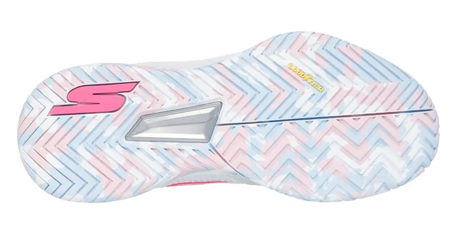 Giày Pickleball Skechers Viper Court Pro 2 White Pink 172109 WMLT — ảnh 5