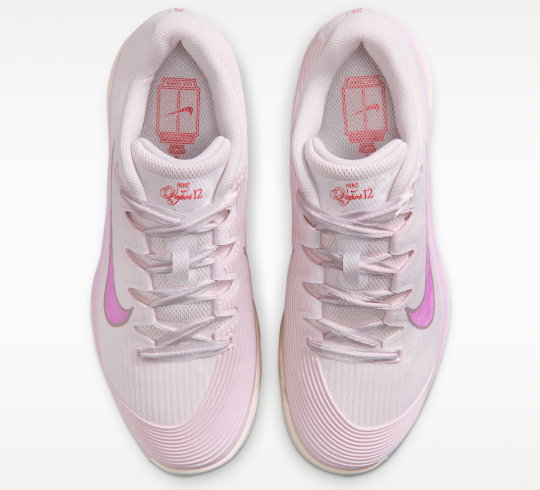 Giày Pickleball Tennis Nike Zoom Vapor 12 PRM Pink HV1449-601 — ảnh 6