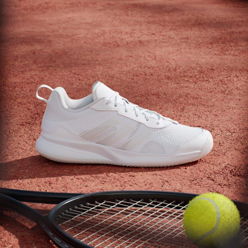 Giày Pickleball Tennis Adidas Avaflash White JR4512 — ảnh 3