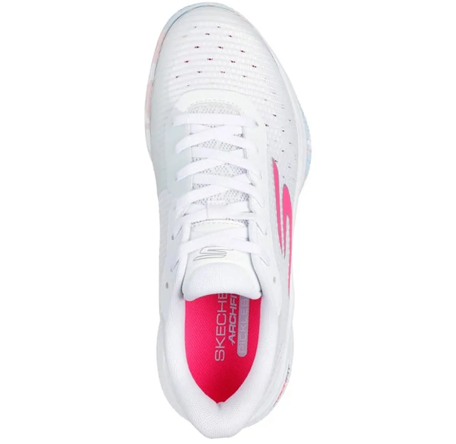 Giày Pickleball Skechers Viper Court Pro 2 White Pink 172109 WMLT — ảnh 4