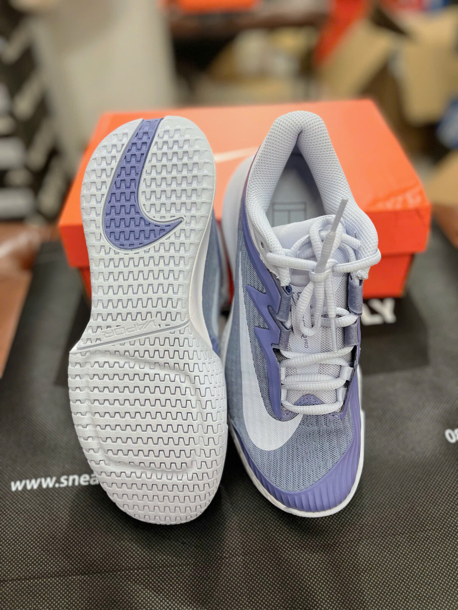 Giày Pickleball Tennis Nike Zoom Vapor Pro 3 HC W Indigo FZ2158-401 — ảnh 6