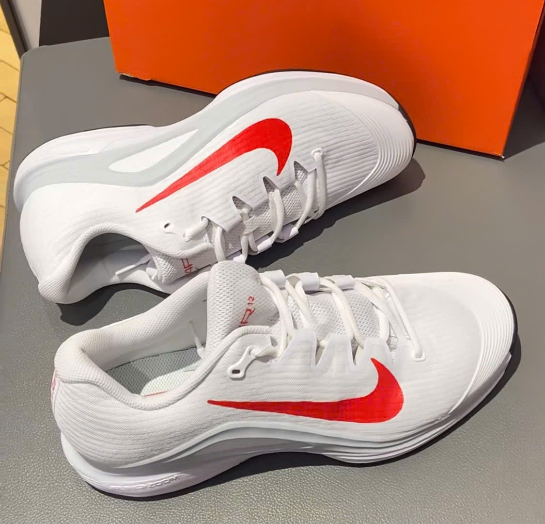 Giày Pickleball Tennis Nike Zoom Vapor 12 White Red FV5552-109 — ảnh 2