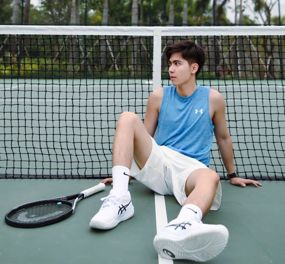 Giày Tennis Pickleball Asics Gel Resolution X 1041A481-100 — ảnh 8