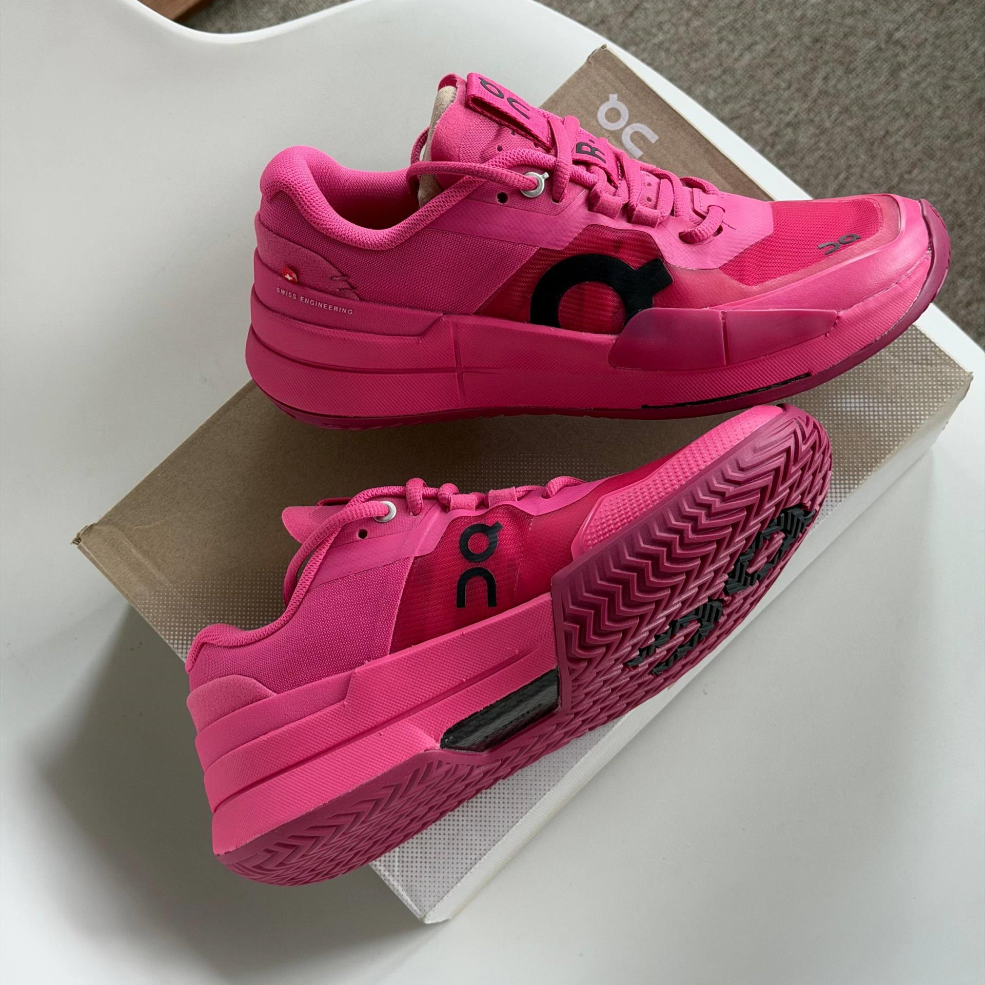 Giày Pickleball Tennis On the Roger Pro 2 Pink 3WE10333602 — ảnh 6