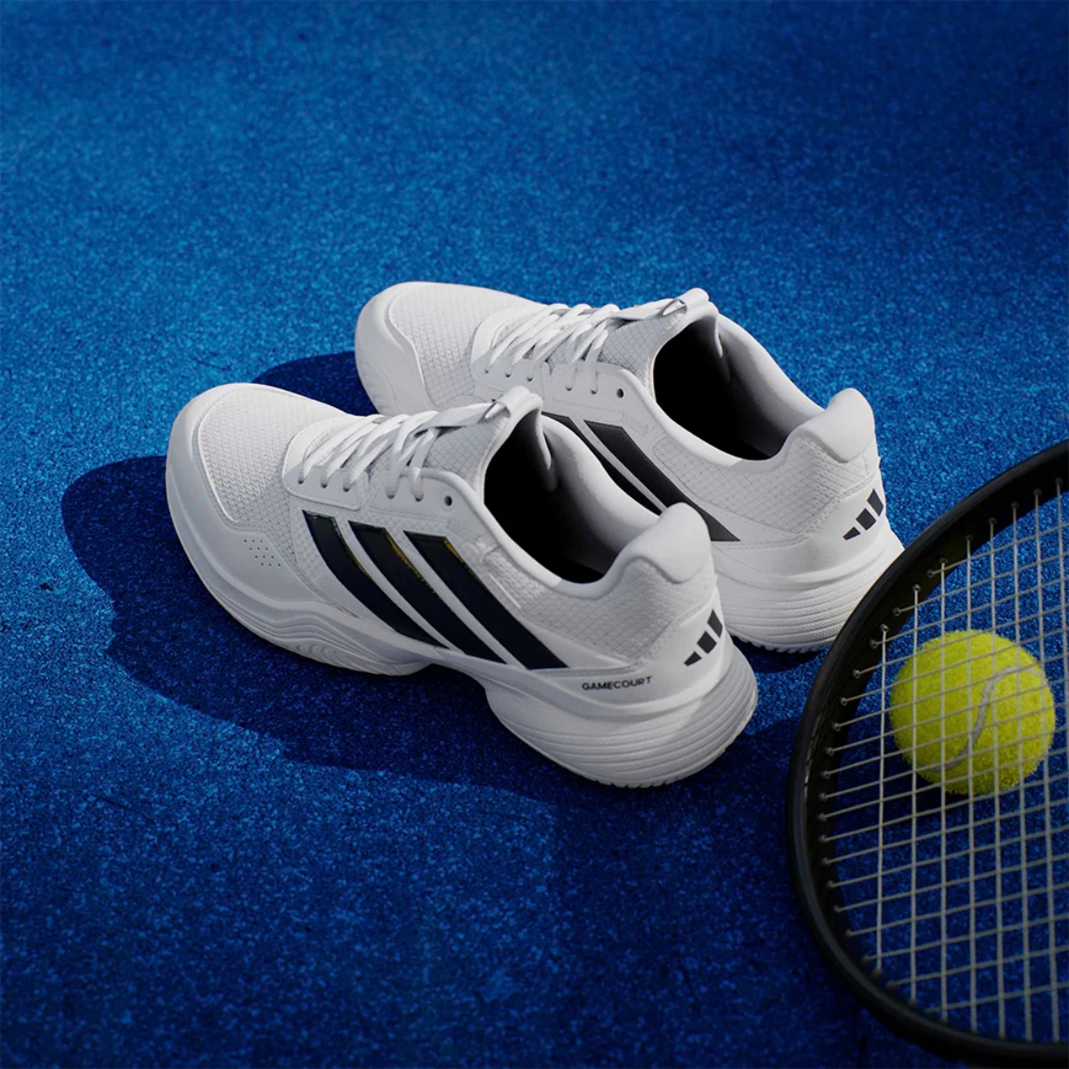 Giày Pickleball Tennis Adidas Gamecourt 3 White KI3595 — ảnh 3