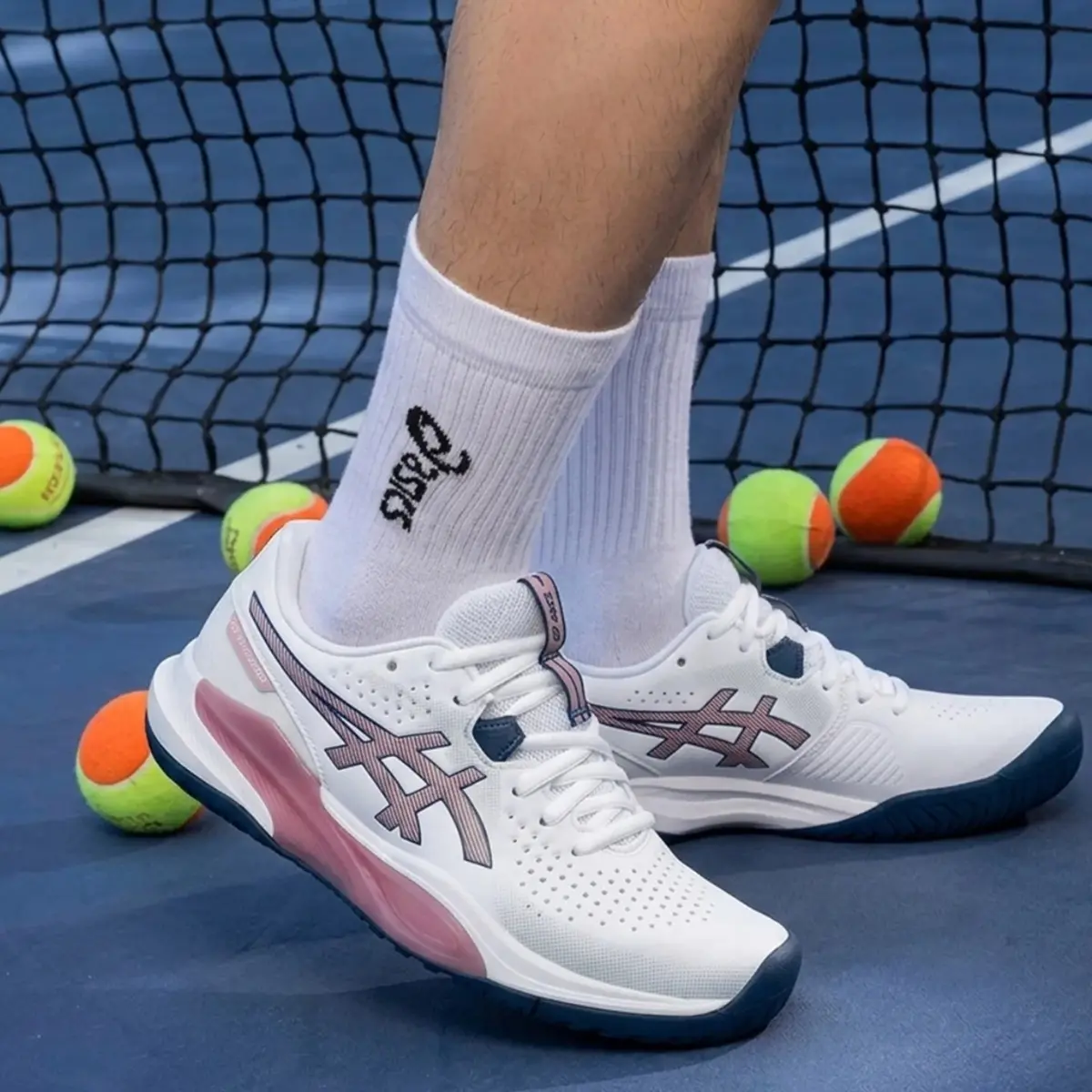 Giày Pickleball Tennis Asics Gel Challenger 15 Purple 1042A294-105 — ảnh 2