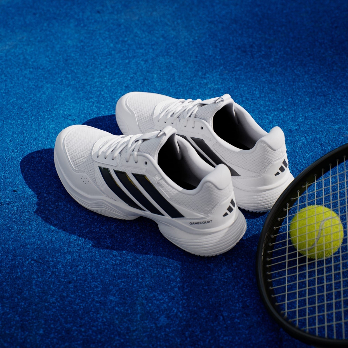Giày Pickleball Tennis Adidas Gamecourt 3 White KI3595 — ảnh 5