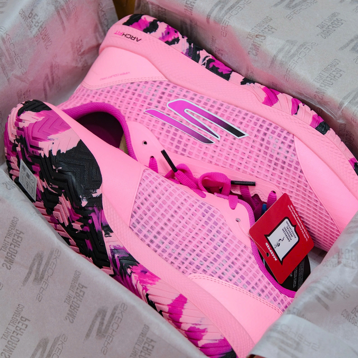 Giày Pickleball Skechers Viper Court Pro 246069 PNK — ảnh 2