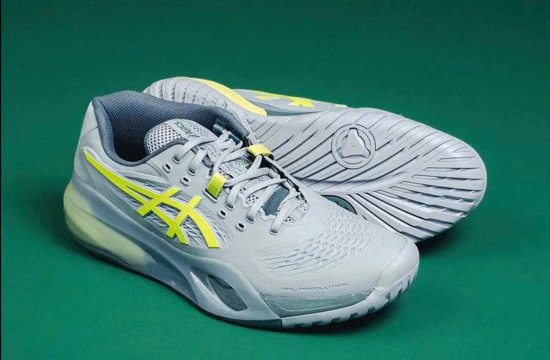 Giày Pickleball Tennis Asics Gel Resolution X Grey 1041A481-402 — ảnh 4