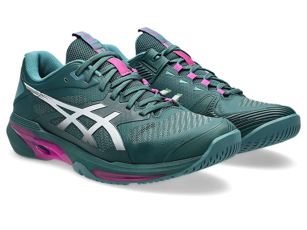 Giày Pickleball Tennis Asics Solution Speed FF 4 Green 1041A532-300 — ảnh 2