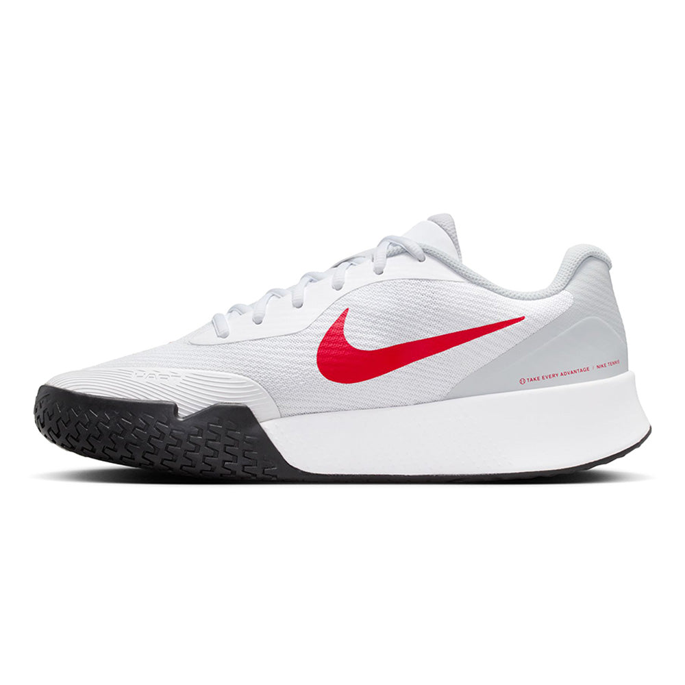 Giày Pickleball Tennis Nike Vapor Lite 3 HC White Red FZ2155-109 — ảnh 4