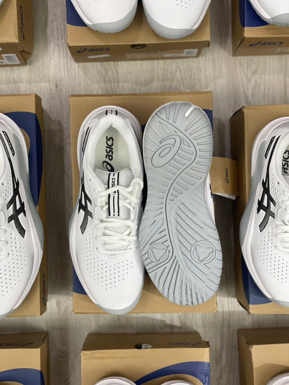 Giày Pickleball Tennis Asics Gel Challenger 15 White 1041A510-101 — ảnh 7