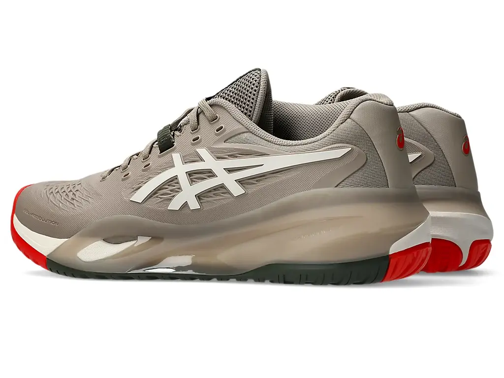 Giày Pickleball Tennis Asics Gel Resolution X Greige 1041A481-200 — ảnh 6