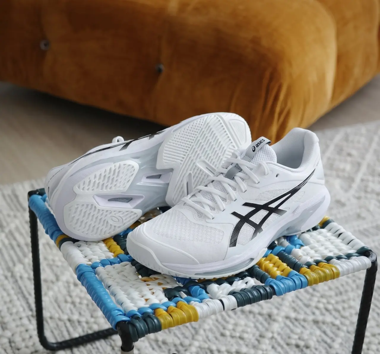 Giày Pickleball Tennis Asics Solution Speed FF 4 1041A532-100 — ảnh 5