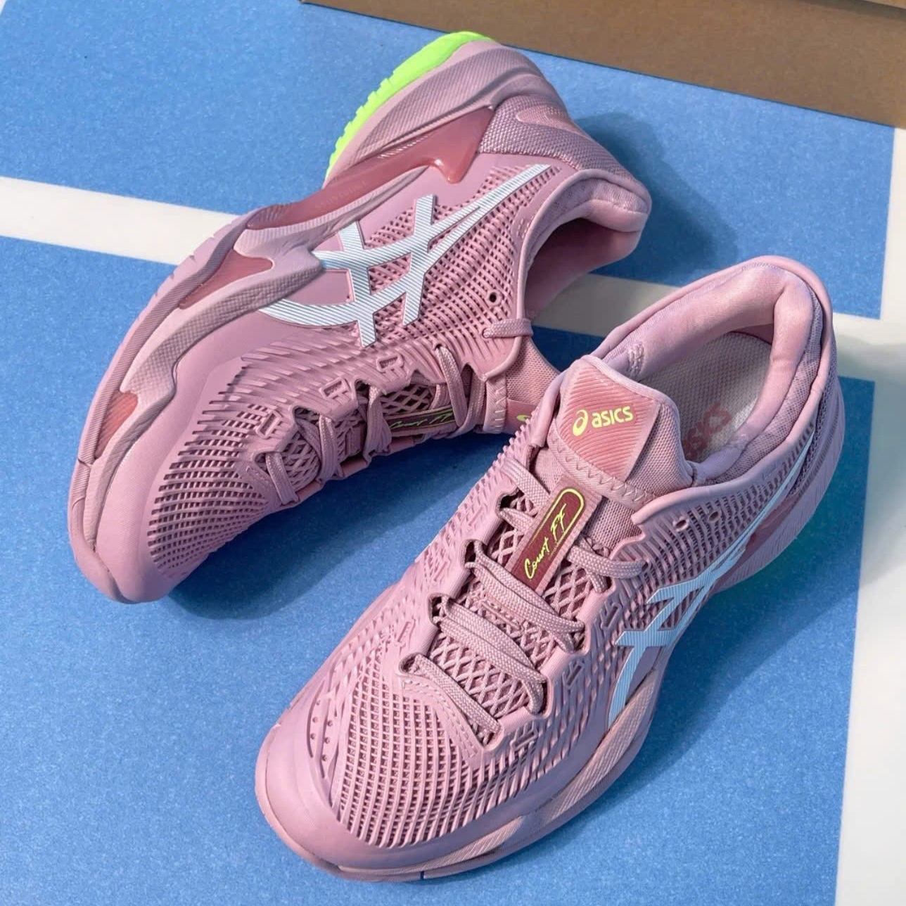 Giày Pickleball Tennis Asics Court FF 3 Morganite 1042A220-701 — ảnh 3