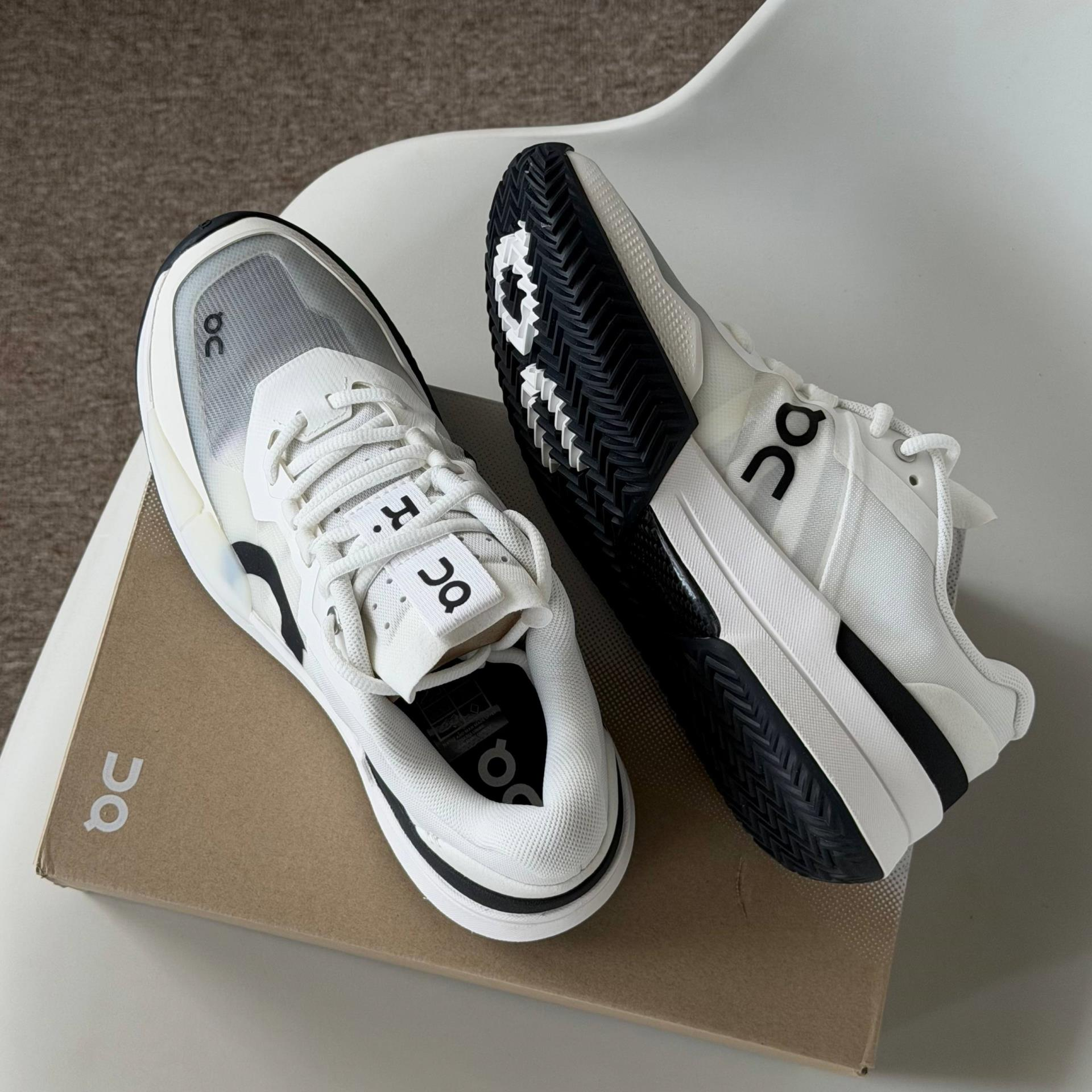 Giày Pickleball Tennis On The Roger Pro 2 Clay White 3WE10630462 — ảnh 4