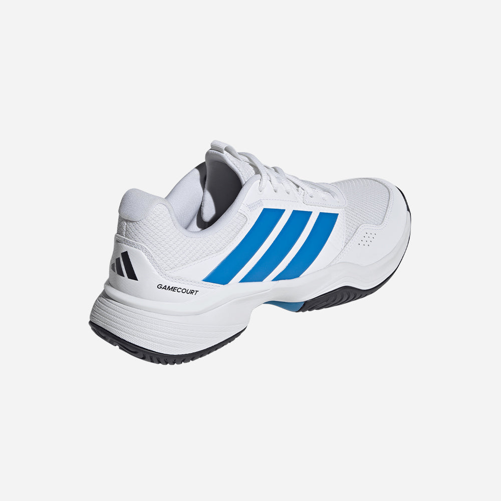 Giày Pickleball Tennis Adidas Gamecourt 3 White Blue KI3596 — ảnh 4