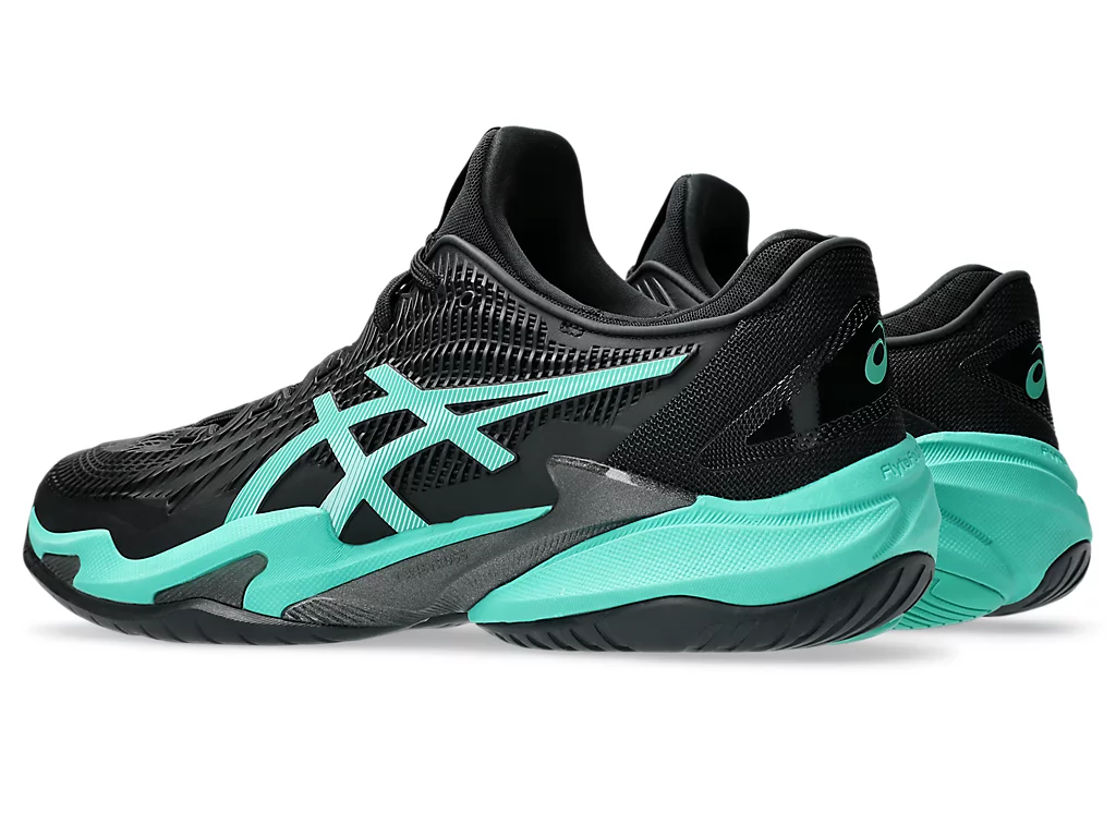 Giày Pickleball Tennis Asics Court FF 3 Black Green 1041A370-002 — ảnh 4
