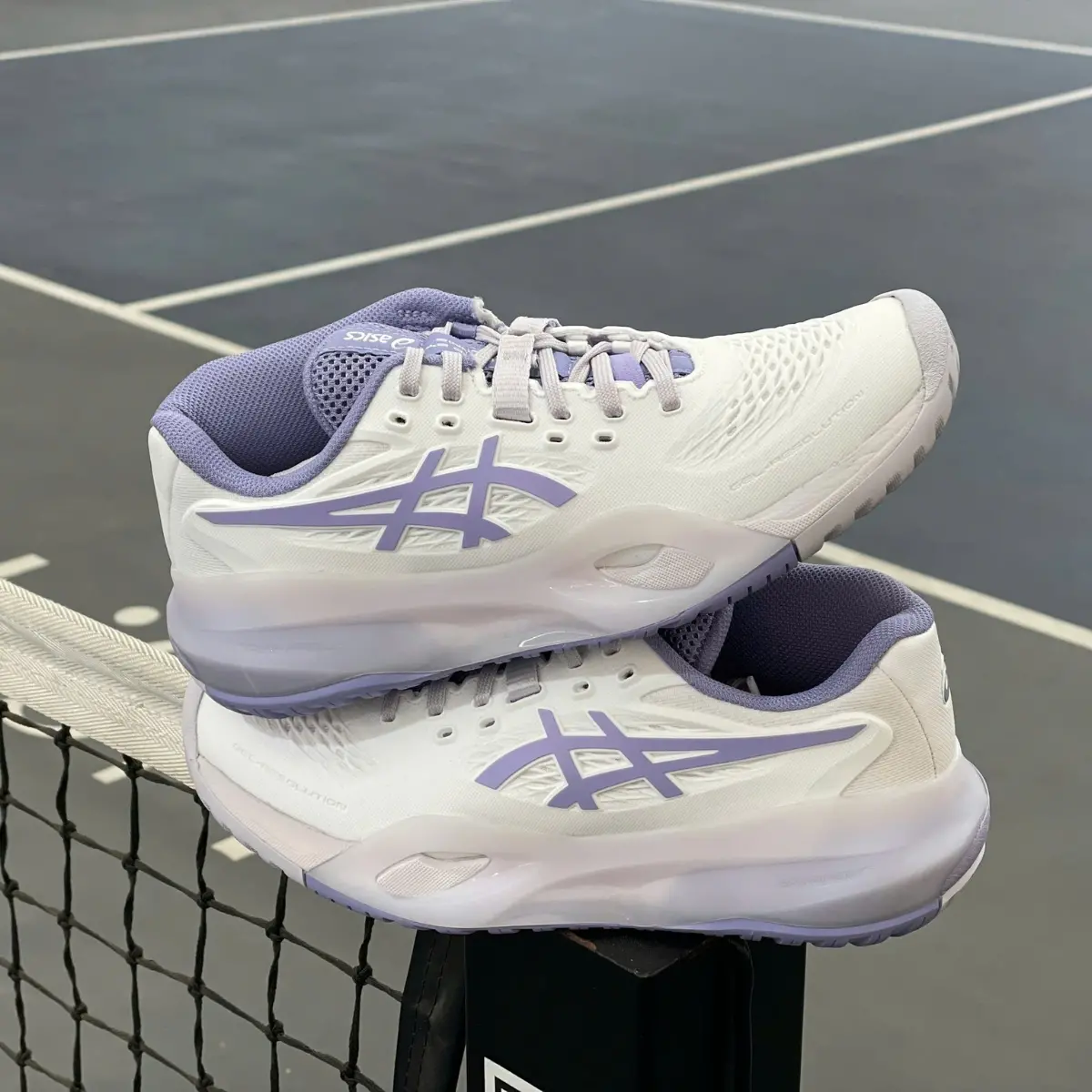 Giày Pickleball Tennis Asics Gel resolution X BlueBell 1042A279-105 — ảnh 3